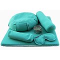 Peach Blossom Yoga Peach Blossom Yoga 11001 7 Piece Deluxe Yoga Set - Teal 11001-A9